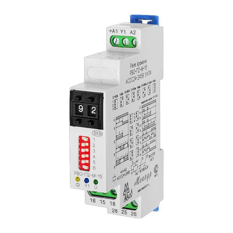 Реле времени РВО-П2-М-15 ACDC10-30B УХЛ4 (спец.) Меандр A8302-16930746 Реле времени РВО-П2-М-15 ACDC10-30B УХЛ4 (спец.) Меандр A8302-16930746