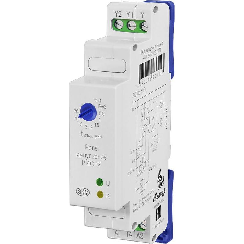 Реле освещения импульсное РИО-2 AC230В УХЛ2 (спец.) Меандр A8302-16934489 Реле освещения импульсное РИО-2 AC230В УХЛ2 (спец.) Меандр A8302-16934489