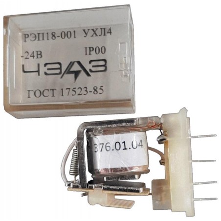 Реле промежуточное РЭП-18-001 12В пост с розеткой ЧЭАЗ A8119-77966174