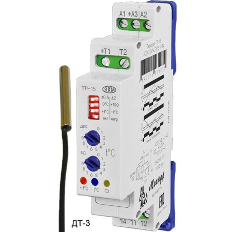 Реле температурное ТР-15 ACDC24B/AC230B УХЛ2 с ТД-3 (спец.) Меандр A8302-16933987