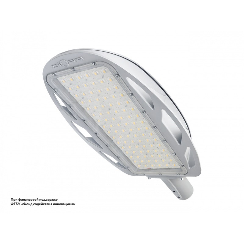 Светильник светодиодный Skat Glass 250/35500 ШК 35500лм 250Вт 3000К IP66 0.95PF 70Ra Kп«1 консоль Diora DSG250-ShK-3K-C