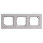 Рамка 3-пост. AtlasDesign Aqua IP44 алюм. SE ATN440303