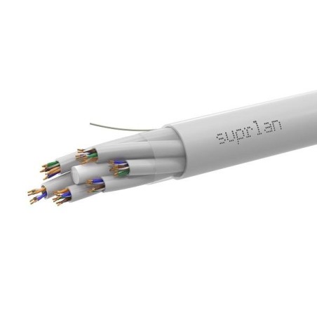 Кабель витая пара U/UTP кат.5E 6х(4х2х24AWG) solid Cu LSZH нг(А)-HF Premium (RUS) (уп.305м) SUPRLAN 01-0352