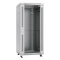 Шкаф монтажный телекоммуникационный напольный SH-05C-27U60/80 19дюйм для распред. и серверн. оборудования 18U 600х600х988мм пере Шкаф монтажный телекоммуникационный напольный SH-05C-27U60/80 19дюйм для распред. и серверн. оборудования 18U 600х600х988мм пере