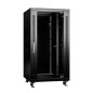 Шкаф монтажный телекоммуникационный напольный SH-05C-22U60/100-BK 19дюйм для распред. и серверн. оборудования 22U 600х1000х1166м Шкаф монтажный телекоммуникационный напольный SH-05C-22U60/100-BK 19дюйм для распред. и серверн. оборудования 22U 600х1000х1166м