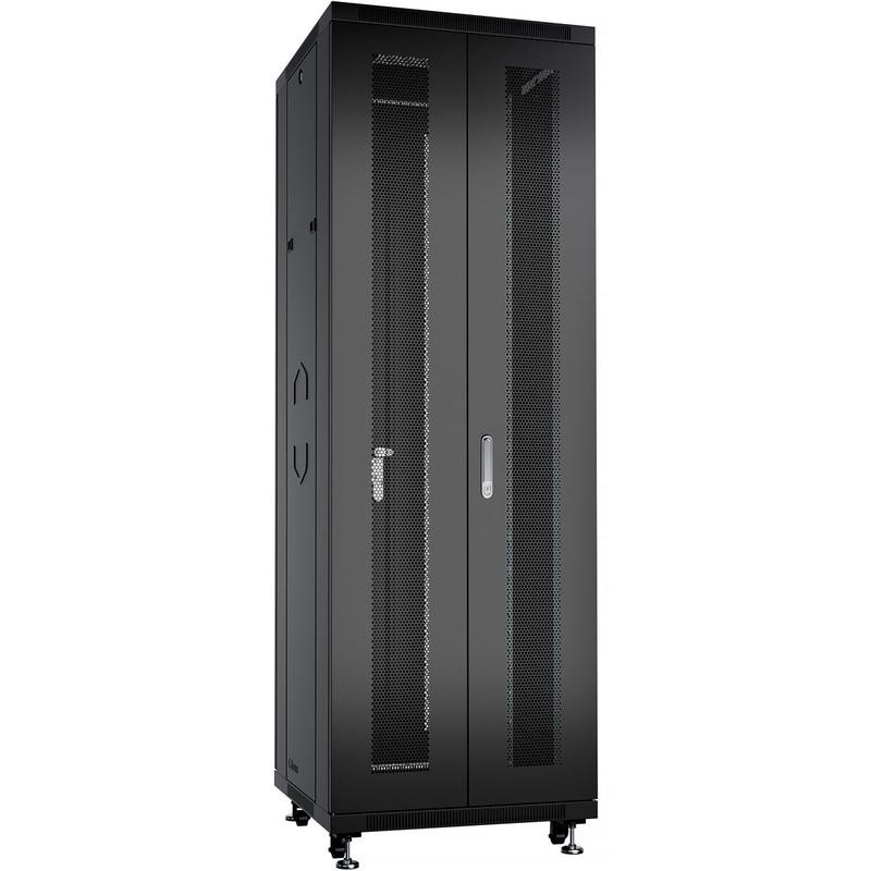 Шкаф монтажный телекоммуникационный напольный ND-05C-47U60/120-BK 19дюйм для распред. и серверн. оборудования 47U 600х1200х2277м