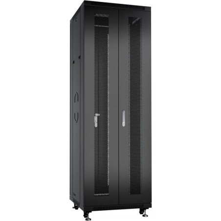 Шкаф монтажный телекоммуникационный напольный ND-05C-47U60/120-BK 19дюйм для распред. и серверн. оборудования 47U 600х1200х2277м
