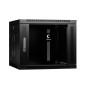 Шкаф телекоммуникационный настенный SH-05F-9U60/35-BK 19дюйм 9U 600х350х501мм дверь стекло черн. (RAL 9004) Cabeus 8610c Шкаф телекоммуникационный настенный SH-05F-9U60/35-BK 19дюйм 9U 600х350х501мм дверь стекло черн. (RAL 9004) Cabeus 8610c