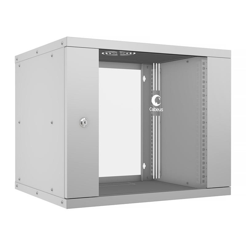 Шкаф телекоммуникационный настенный разборный LIGHT WSC-05D-9U55/45 19дюйм 9U дверь стекло сер. Cabeus 10175c Шкаф телекоммуникационный настенный разборный LIGHT WSC-05D-9U55/45 19дюйм 9U дверь стекло сер. Cabeus 10175c