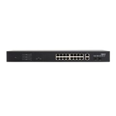 Коммутатор SKAT PoE-16E-2G-2S v.2 PoE Plus 260Вт порты:16-Ethernet 2-Uplink 2-SFP Бастион 4076