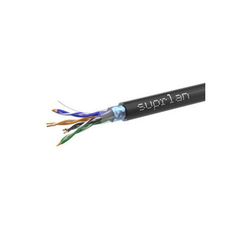 Кабель витая пара Premium F/UTP 5e 4x2х0.52 Cu LSZH нг(А)-HF UV In./Out 305м (RUS) (м) SUPRLAN 01-1039-1