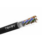Кабель витая пара SF/UTP 4х2х24AWG (0.52мм) кат.5E PE Fluke tested (м) TOKOV PRO TKP-C05-SF/UTP-42-5E-305-OD