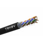 Кабель витая пара U/UTP 4х2х24AWG (0.48мм) кат.5E PE Fluke tested (м) TOKOV Electric TKE-C05-U/UTP-42-5E-305-OD