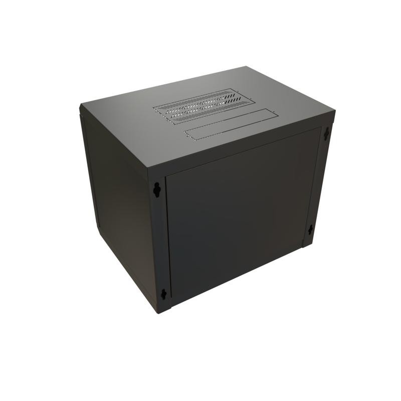 Шкаф настенный 19дюйм WR-TW-1266-GP-RAL9004 (19дюйм) 12U 650х600х600мм RAL 9004 стеклянная дверь черн. (разобранный) WRline 5202 Шкаф настенный 19дюйм WR-TW-1266-GP-RAL9004 (19дюйм) 12U 650х600х600мм RAL 9004 стеклянная дверь черн. (разобранный) WRline 5202
