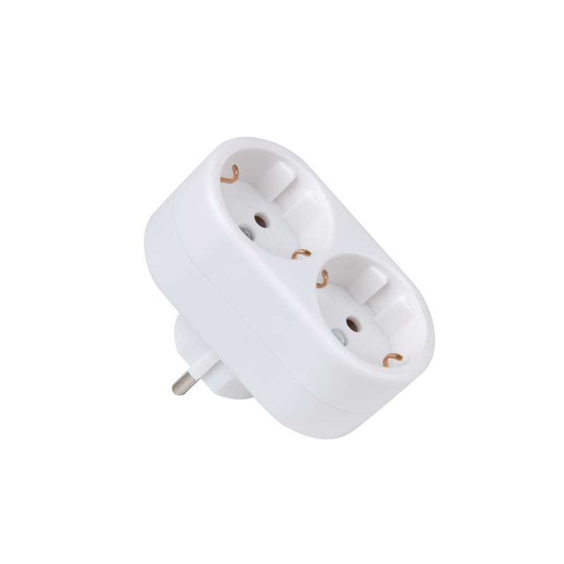 Разветвитель с заземл. 16А AD-2G 3.5кВт JazzWay 5004641 Разветвитель с заземл. 16А AD-2G 3.5кВт JazzWay 5004641