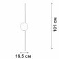 Светильник светодиодный LED 20Вт 3900-4200К 1200лм Vitaluce V3039-1/1A Светильник светодиодный LED 20Вт 3900-4200К 1200лм Vitaluce V3039-1/1A