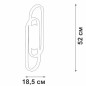 Светильник светодиодный LED 34Вт 3900-4200К 1500лм Vitaluce V3042-0/2A Светильник светодиодный LED 34Вт 3900-4200К 1500лм Vitaluce V3042-0/2A