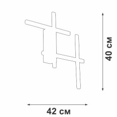 Светильник светодиодный LED 22Вт 3900-4200К 1650лм Vitaluce V3043-0/4A