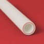 Труба PPR 63х8.6 PN20 стекловолокно сер. (дл.4м) RTP 10895