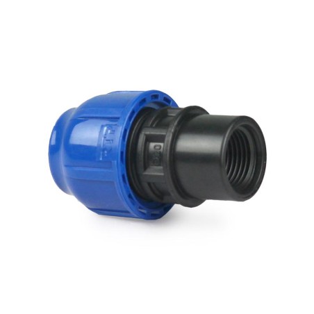 Муфта компрессионная внутр. резьба PN16 d40х1 1/4дюйм для ПЭ труб RTP 11492