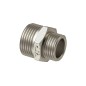 Ниппель переходной латунь наружн. резьба 1х1/2дюйм никель RTP 25108