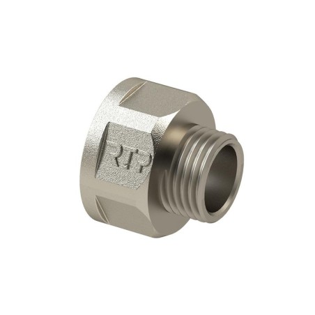 Переходник латунь внутр./наружн. резьба 3/4х1/2дюйм никель RTP 25114