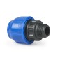 Муфта компрессионная наружн. резьба PN16 d40х3/4дюйм для ПЭ труб RTP 33291