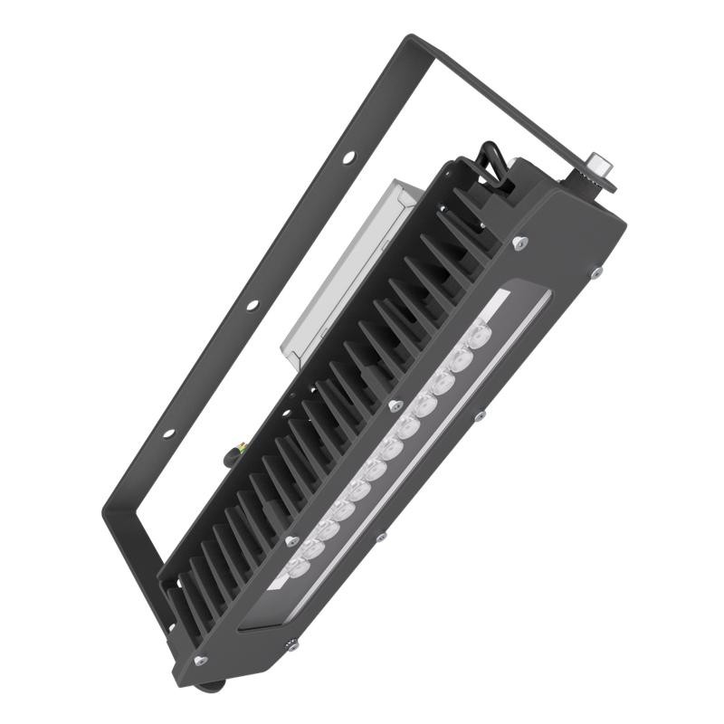 Прожектор светодиодный LAD LED R700-1-PC-60-750-D48-100L1 ST 100Вт CRI70 5000К IP67 230В КСС типа "Г" крепление на лире LADesign