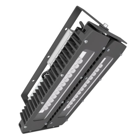 Прожектор светодиодный LAD LED R700-2-PC-120-750-D48-200L1 ST 200Вт CRI70 5000К IP67 230В КСС типа "Д" крепление на лире LADesig