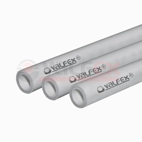 Труба армированная ALUMINIUM SDR 6 PN25 ф25х4.2мм (100) 4м сер. VALFEX 10104025Г