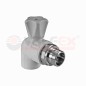 Кран шаровой для радиатора угловой 25х3/4дюйм (40/10) сер. VALFEX 10148025Г