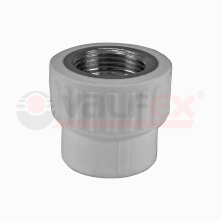 Муфта переходная с внутренней резьбой 20х3/4дюйм (100/25) сер. VALFEX 10129120Г