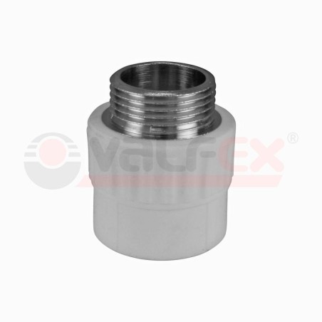 Муфта переходная с наружной резьбой 32х1/2дюйм (80/20) сер. VALFEX 10130232Г