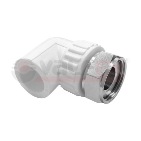 Угольник с накидной гайкой 25х1дюйм (80/20) сер. VALFEX 10138125Г