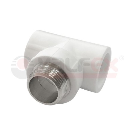 Тройник переходной с наружной резьбой 32х3/4дюймх32 PRO (30/10) VALFEX 10128132-PRO