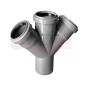 Крестовина 110/50/50х45град. (30) VALFEX 27111550 Крестовина 110/50/50х45град. (30) VALFEX 27111550