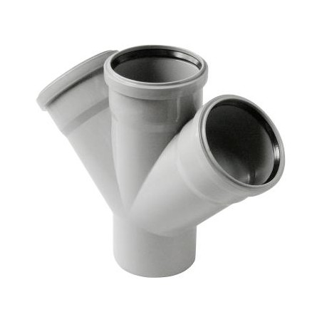 Крестовина 110/110/110х45град. вн. канализ. (14) VALFEX 27111110