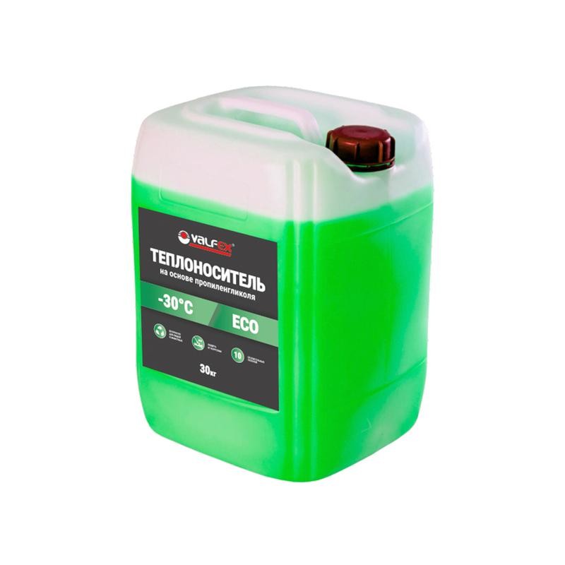 Теплоноситель ECO -30 (на основе пропиленгликоля) 20кг (30шт пал.) VALFEX VF.TZ.30020 Теплоноситель ECO -30 (на основе пропиленгликоля) 20кг (30шт пал.) VALFEX VF.TZ.30020