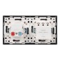 Рамка 2-м Стокгольм бел. с линией цвета черн. PROxima EKF EXM-G-305-10 Рамка 2-м Стокгольм бел. с линией цвета черн. PROxima EKF EXM-G-305-10