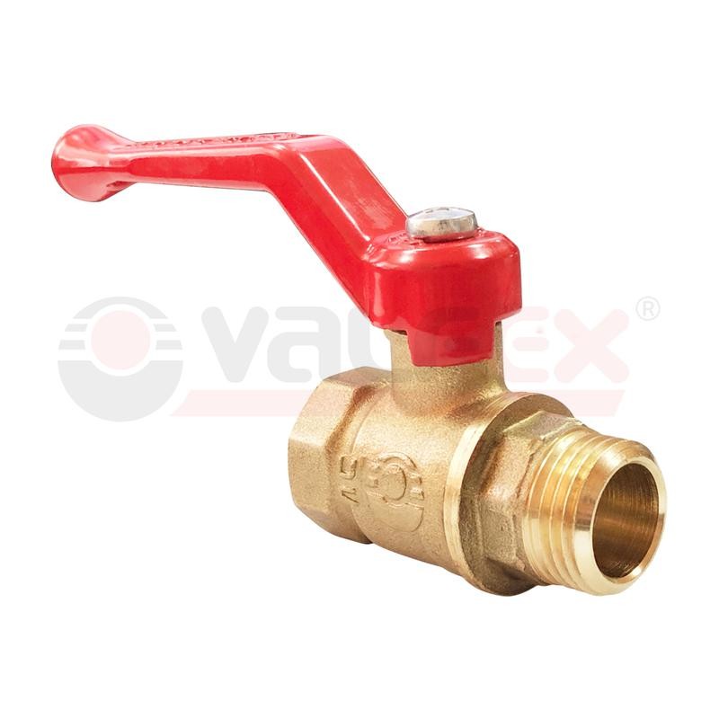 Кран шаровой латунный OPTIMA ВР/НР ручка-рычаг 1/2дюйм (96/24) VALFEX VF.215.L0R1.012 Кран шаровой латунный OPTIMA ВР/НР ручка-рычаг 1/2дюйм (96/24) VALFEX VF.215.L0R1.012