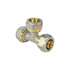 Тройник обжимной переходной 20х20х16дюйм (90/5) VALFEX VF.331.N.202016