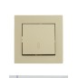 Переключатель проходной 1-кл. СП Vesna механизм титан LEZARD 742-3788-105