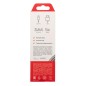 Кабель USB-Lightning 2.4А 1м бел. нейлоновая оплетка Rexant 18-7056
