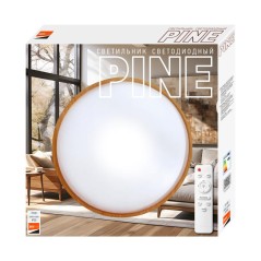 Светильник светодиодный декоративный PPB PINE 72Вт DIM 3000-6500К IP20 D485х75 настенно-потолочный бытовой с пультом JazzWay 505