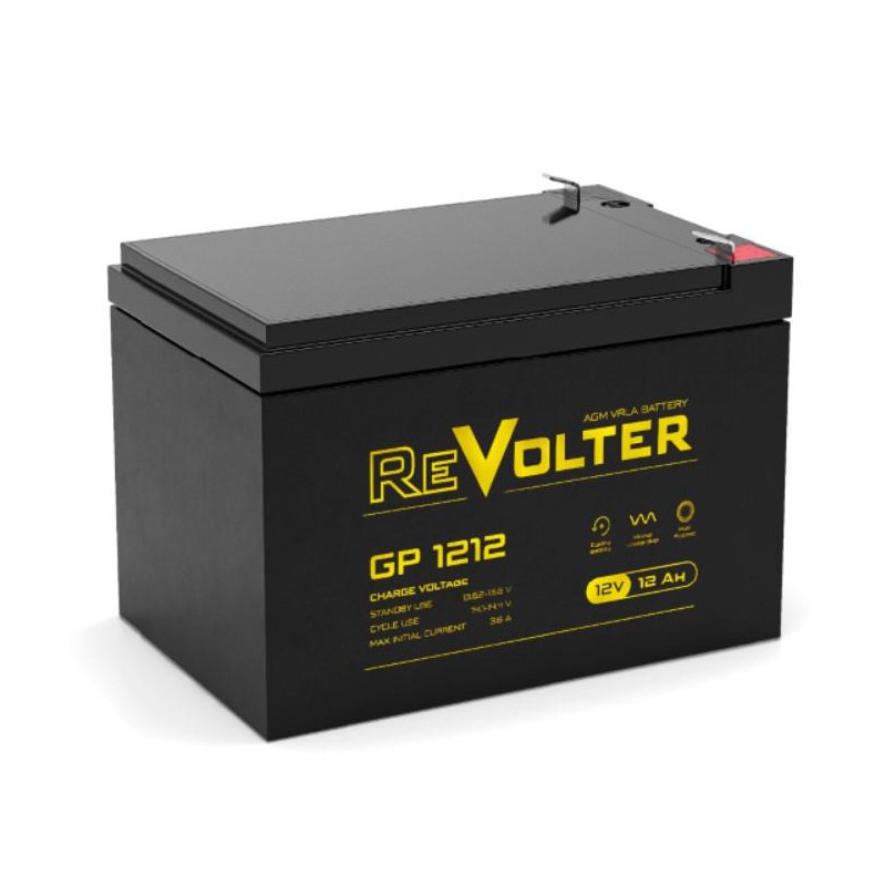 Аккумулятор 12В 12А.ч REVOLTER GP 1212 Аккумулятор 12В 12А.ч REVOLTER GP 1212