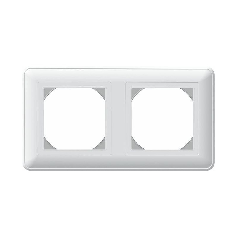 Рамка 2-м W59 Aqua IP44 горизонт. бел. SE KD-2B-18