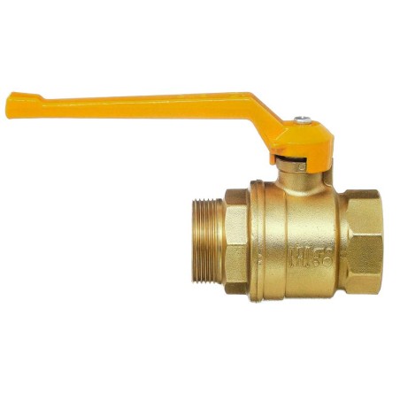 Кран шаровой 11Б27п DN20 PN40 газ вр/нр рычаг серия Standart БАЗ.А11.0.20.НГ.40