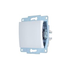 Выключатель 1-кл. 1п СП ASTI 10А IP20 механизм бел. LEZARD 7081-0288-100