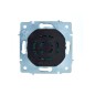 Механизм светорегулятора СП 800Вт ASTI черн. бархат LEZARD 7081-4288-115