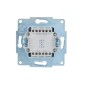 Переключатель проходной 2-кл.СП ASTI 10А IP20 механизм черн. бархат LEZARD 7081-4288-106